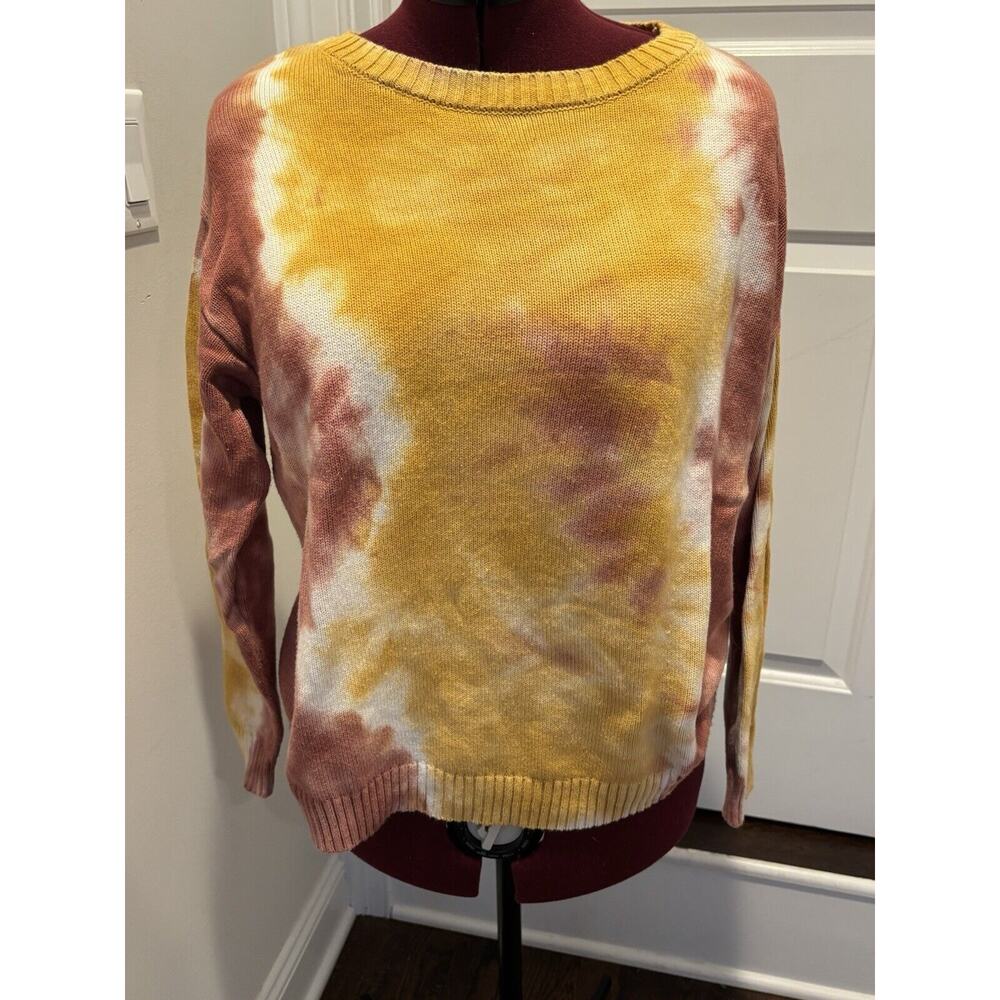 All Worthy Tie Dye Sweater, Women’s L